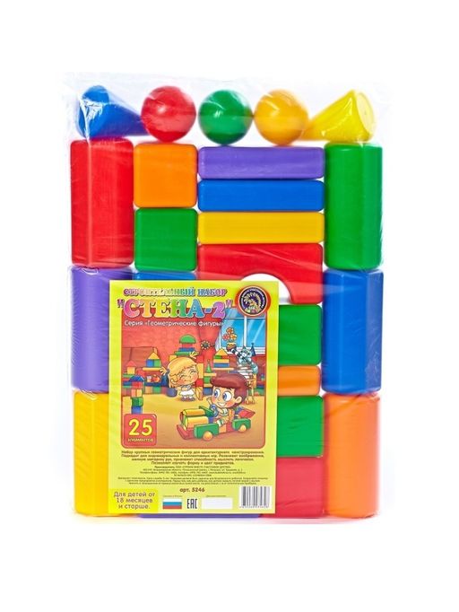 СВСД. Строител.набор Стена 25 эл. арт.5246 /5