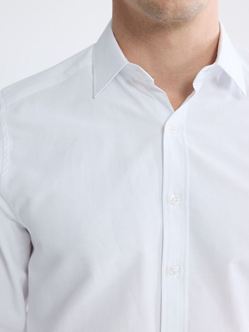 Slim Fit Uzun Kollu Erkek G?mlek