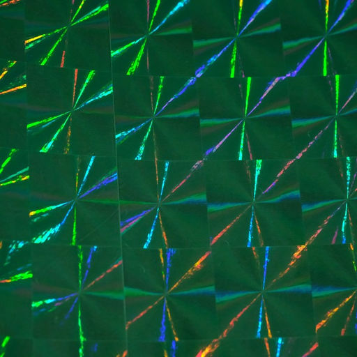 Плёнка самоклеящаяся Цветы, голография, зелёная, 0.45 х 3 м, 3 мкр - Calligrata фото 3