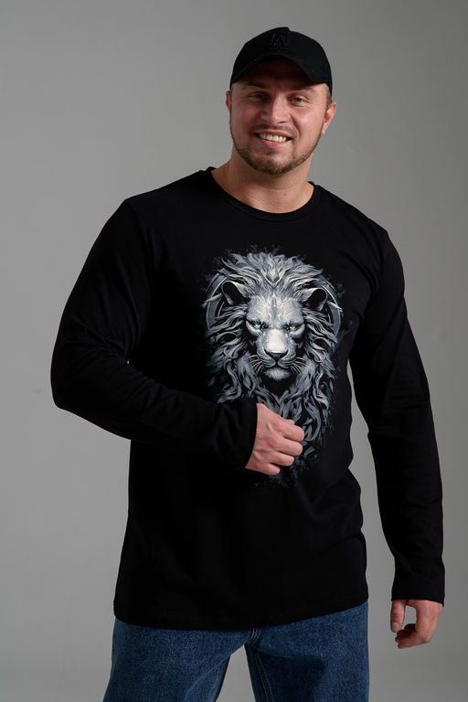 8546 Футболка с длинным рукавом мужская