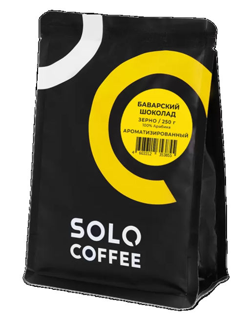 Кофе в зернах Solo Coffee Баварский шоколад (100% арабика), свежеобжаренный  фото 6