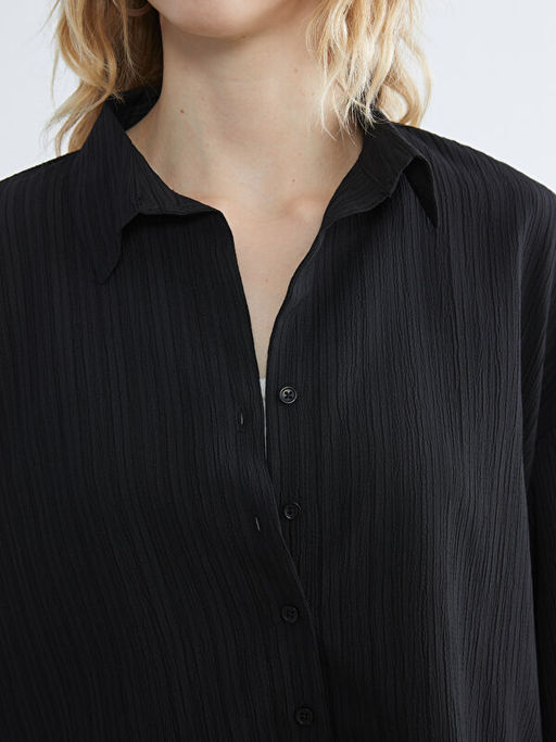 ?izgili Oversize Kad?n G?mlek