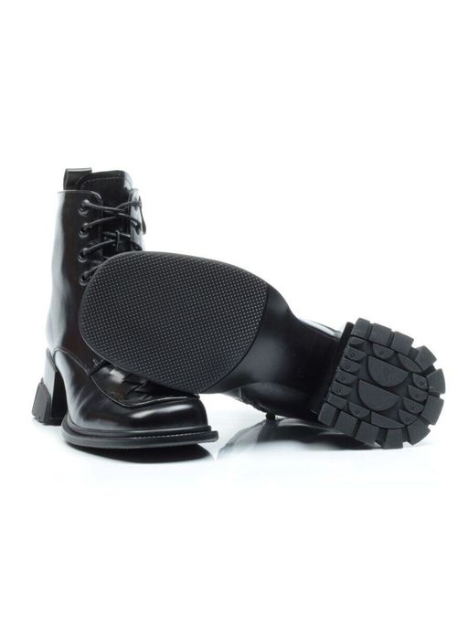 01-CYY11-1 BLACK Ботинки демисезонные женские (натуральная кожа, байка) - Фабричный китай фото 18