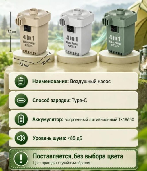 Многофункциональный вакуумный насос 4 в 1 - Aopen фото 2
