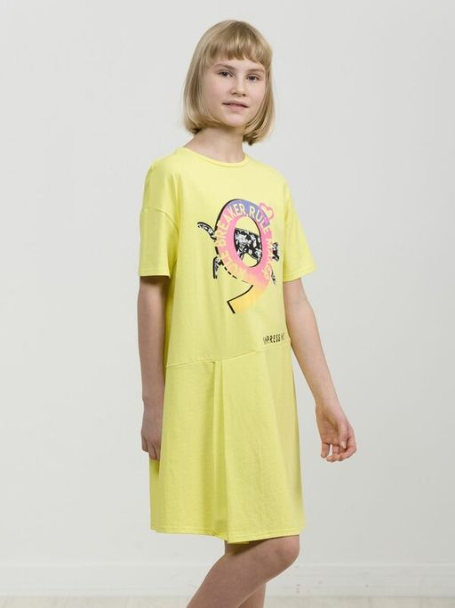 PELICAN, платье для девочек, Желтый фото 3