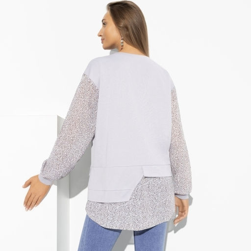 Свитшот Прикасаясь к чуду (грэй) - Charutti фото 5