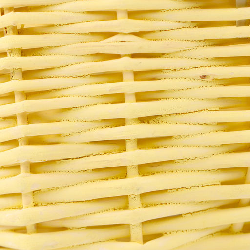 Корзина плетёная, жёлтая, 18×15×9 см, ива