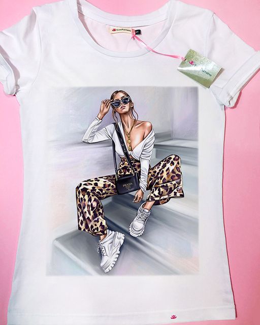 Эксклюзивная футболка Yana Pletneva упаковка плотный Zip пакет!