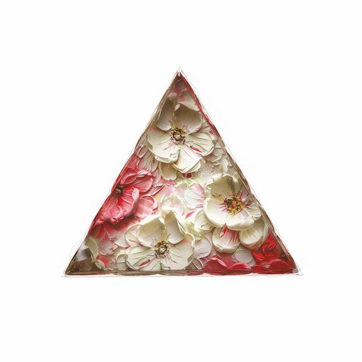 Цена за 5 шт. Коробка для кондитерских изделий с пластиковой крышкой Розовые цветы, 18?3 см