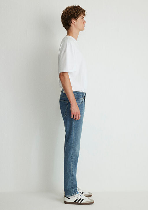 Milan Kolej Vintage Indigo Mavisi Jean Pantolon  фото 7