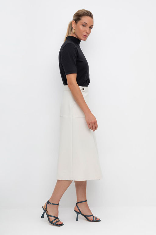 ЕВТ 7027/светлый беж юбка жен