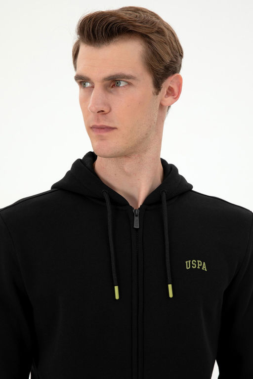 Мужской черный свитшот - U.s. polo assn фото 2