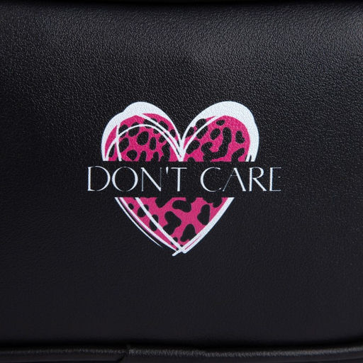 Сумка детская Don't care, иск. кожа, на ремешке, черная, 18х11х6 см - NAZAMOK KIDS фото 11