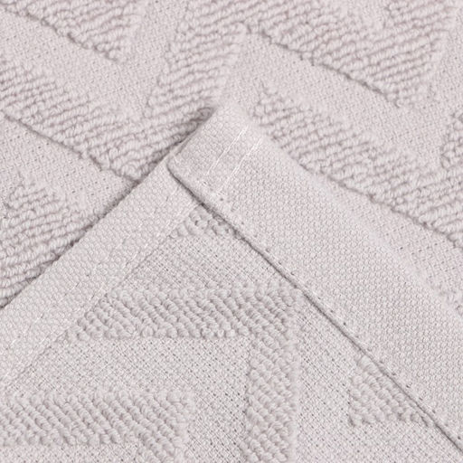 Полотенце махровое LoveLife Zig-Zag, 30х60 см, цвет пыльно-лавандовый, 100% хл, 450 гр/м2  фото 4