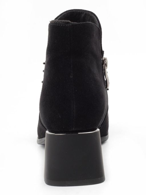 01-CGXM12-2R BLACK Ботинки женские (натуральная замша, байка) - Фабричный китай фото 12