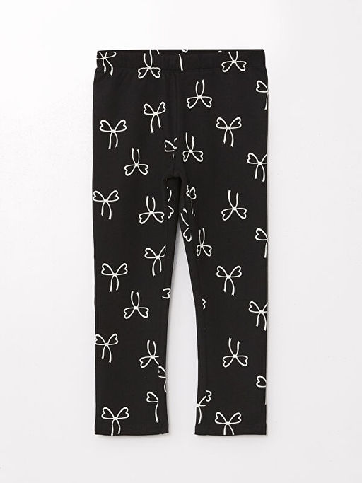 Beli Lastikli Bask?l? K?z Bebek Tayt