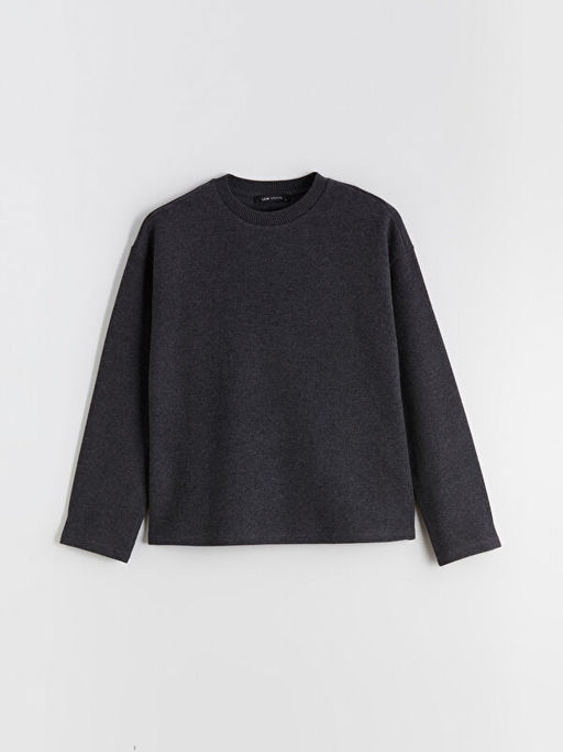 Bisiklet Yaka Kad?n Sweatshirt
