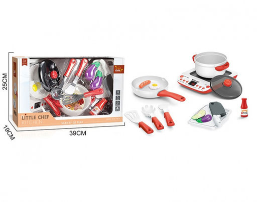 Наш Китай. Кухня "Маленький шеф-повар" BC9006 с акс. (варочная поверх.,посудка,прод) арт.ТА069187СА