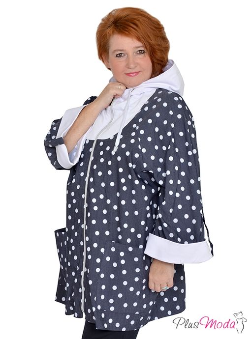 Парка Модель №1078 размеры 44-84 - Plusmoda фото 5