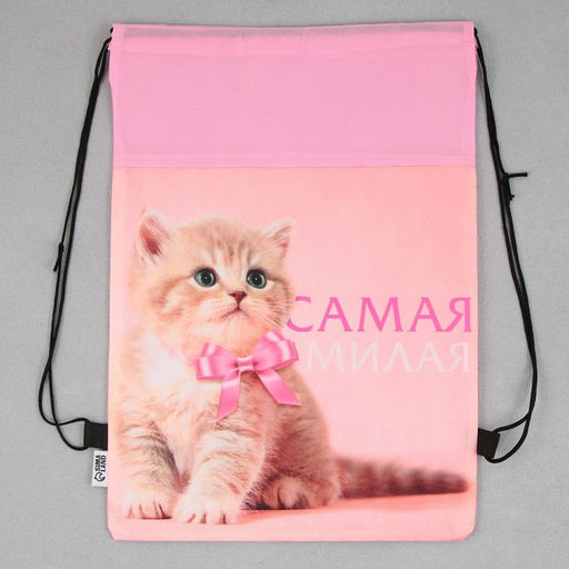 Сумка для обуви Самая милая, нетканное полотно, размер 41х31 см - Artfox study фото 2