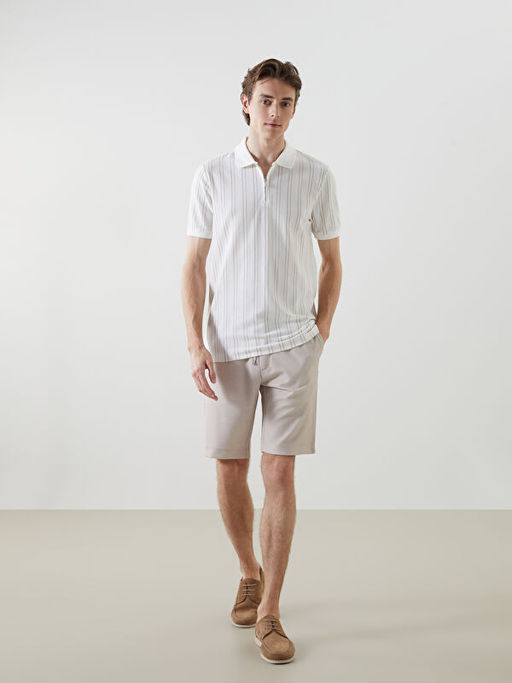 Polo Yaka ?izgili Erkek Ti??rt