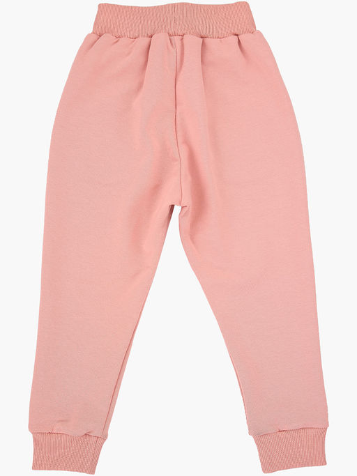 Брюки для девочки на резинке из кашкорсе UD 7517 мокко - Mini maxi фото 18