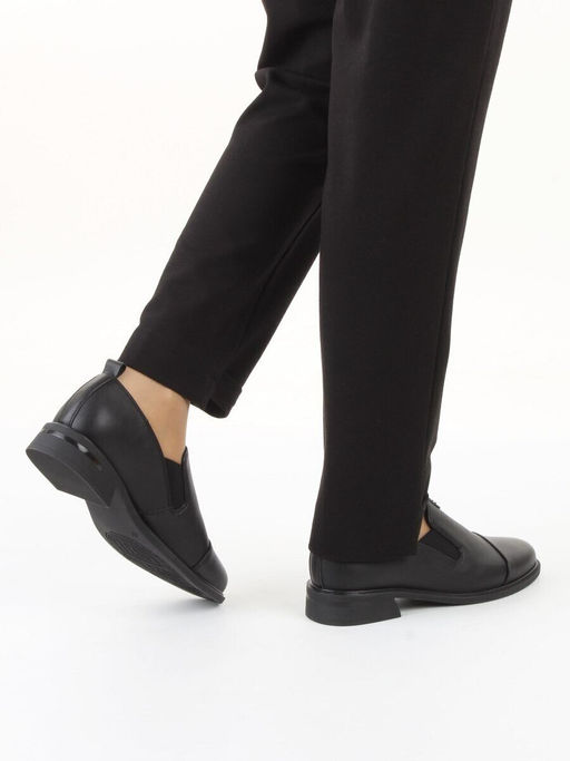 06-M47-17 BLACK Туфли женские (натуральная кожа)