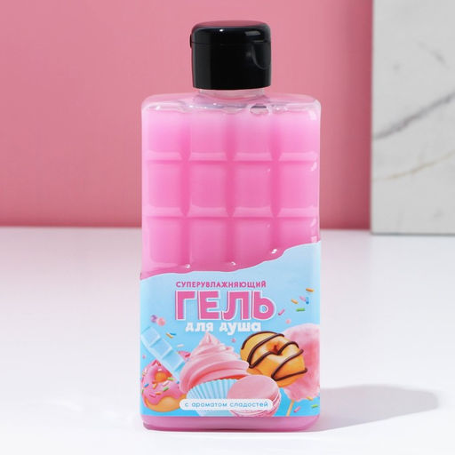 Гель для душа 300 мл и мочалка Для тебя, подарочный набор косметики, ЧИСТОЕ СЧАСТЬЕ  фото 2