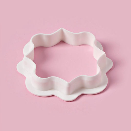 Формы для печенья Доляна «Рамки», набор 4 шт.: 9×7.5 / 8.7×6.6 / 8×9 / 8.5×6.5 см, пластик, белые