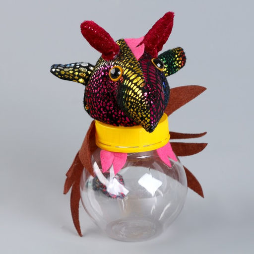 Цена за 5 шт. Конфетница «Динозавр», 18 см, цвета МИКС