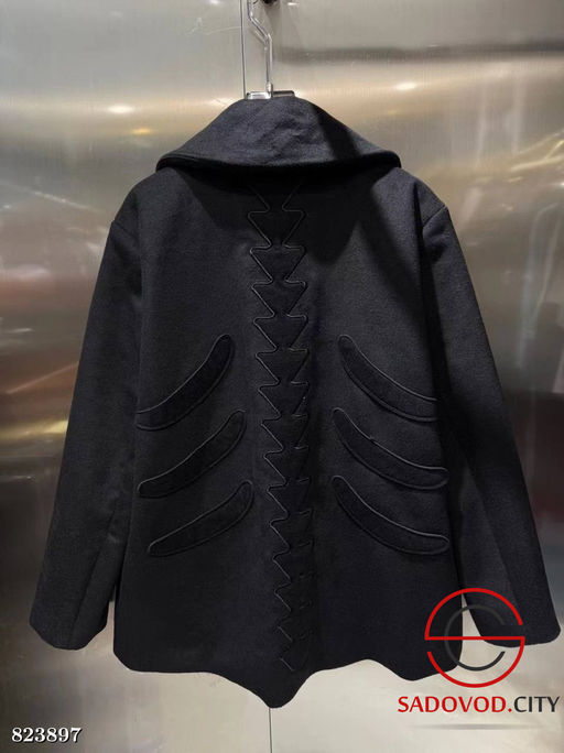 Женское полупальто однотонное