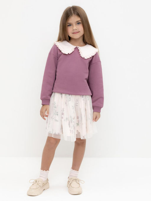 Crockid _ КР 7129/розовый,полевые бабочки к553 юбка для дев  фото 2