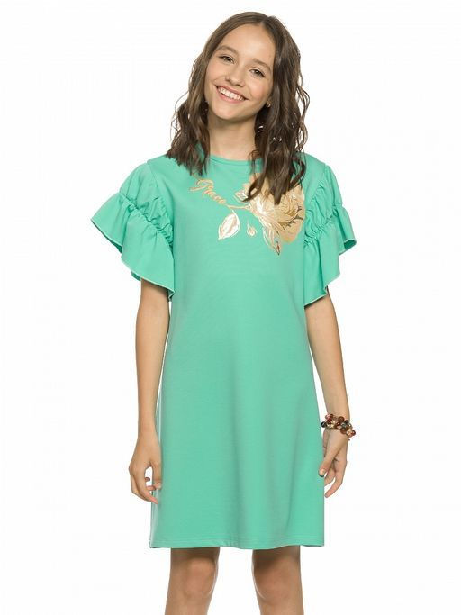PELICAN, платье для девочек, Ментол