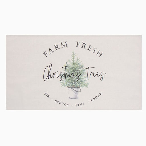 Полотенце Этель Christmas tree 40х73 см, 100% хл, саржа 190 гр/м2  фото 2