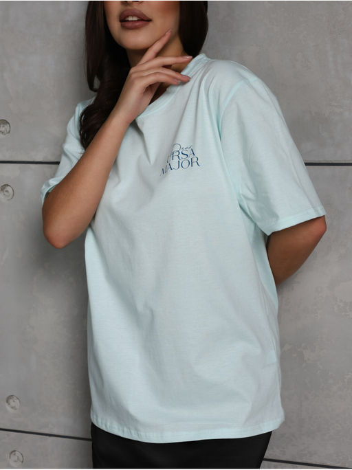 Футболка "Марго" Голубой Женская