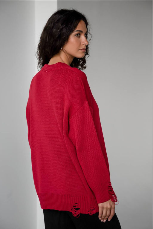 Джемпер ДЖв 1364-1 Коралловый - T.C.T фото 24