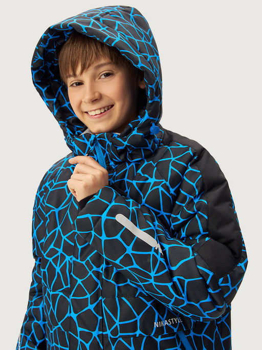 Костюм 7з3125 электрик/черный - Nikastyle фото 4