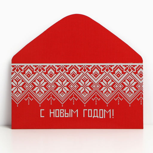 Цена за 10 шт. Конверт для денег «С Новым Годом», 16.5×8 см