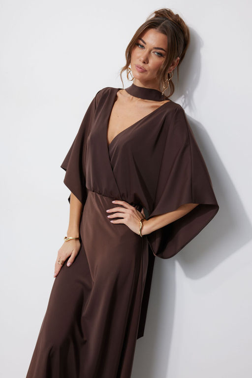 Платье LYUSHe 4252 коричневый  фото 4
