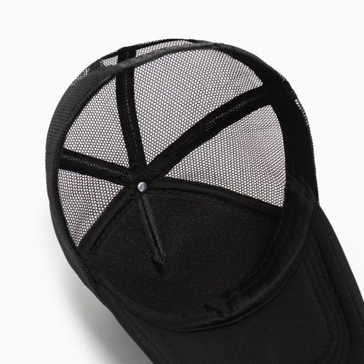 Бейсболка с сеткой MINAKU, чёрная, размер 56-58