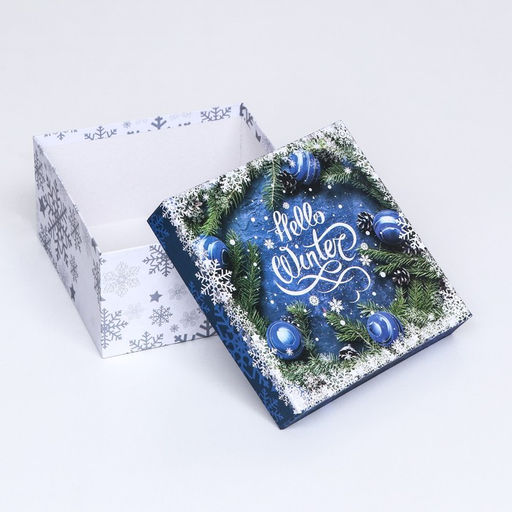 Коробка квадратная Чудес в Новом Году! , 19 19 10 см - Simaland фото 4