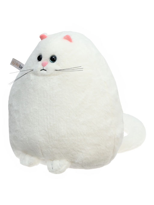 Мягкая игрушка «Котик», белый, 28 см