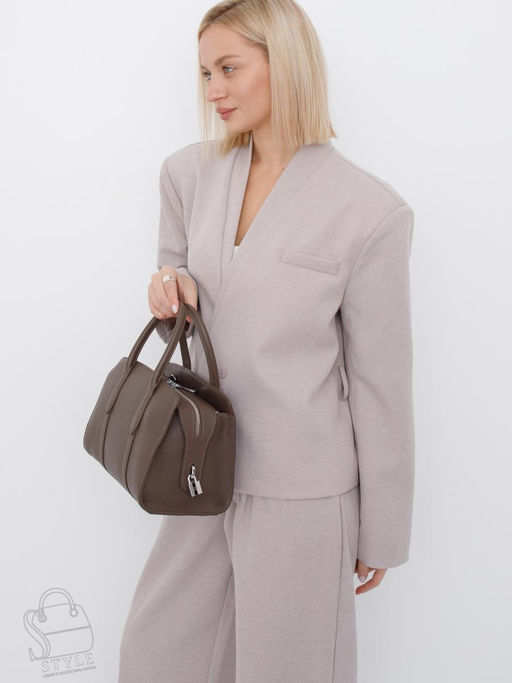 Сумка женская кожаная 8007-2S camel Velina Fabbiano-Safenta