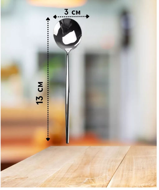 Чайные ложки, набор 6шт 13 см - Buro фото 2