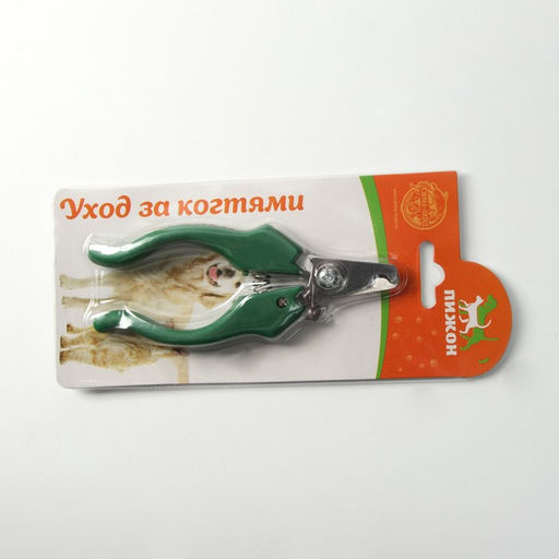 Когтерез боковой малый с фигурными ручками, отверстие 9 мм, зелёный - Пижон фото 5