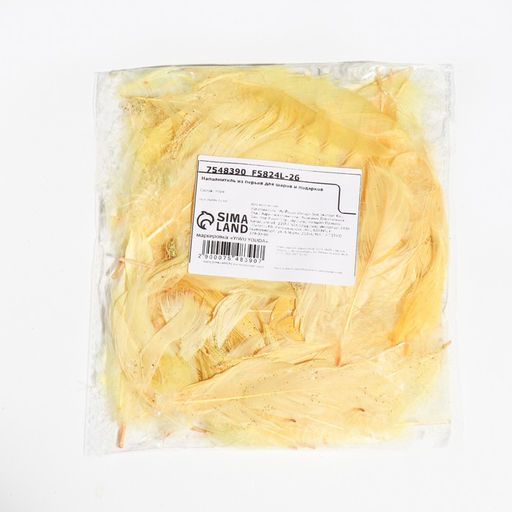 Наполнитель из перьев для шаров и подарков, золото с глиттером, 10-12см 8 г - UPAK LAND фото 4