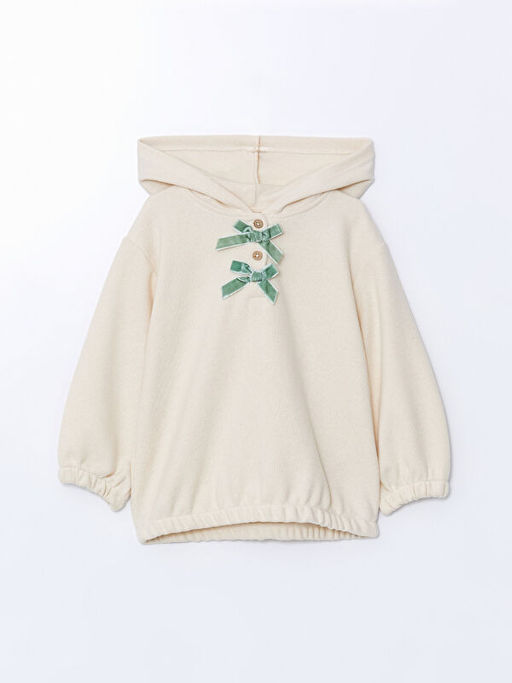 Kap??onlu K?z ?ocuk Sweatshirt ve E?ofman Alt 2li Tak?m - Waikiki фото 2