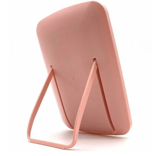 Зеркало с led подсветкой, 3 режима, гримерное для макияжа цвет розовый - Aopen фото 4