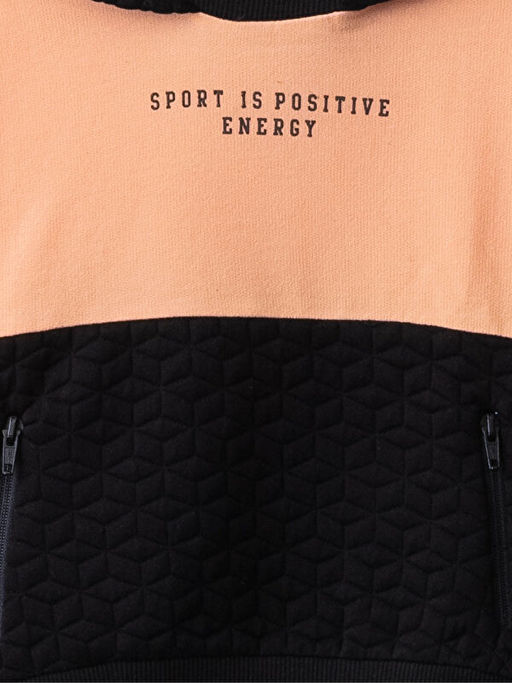 Kap??onlu Uzun Kol Bask?l? Erkek Bebek Sweatshirt ve Jogger Pantolon 2li - Waikiki фото 3