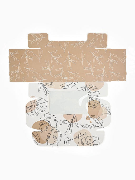 Цена за 5 шт. УЦЕНКА Коробка для эклеров с вкладышами Для вдохновения, 25.2?15?7 см